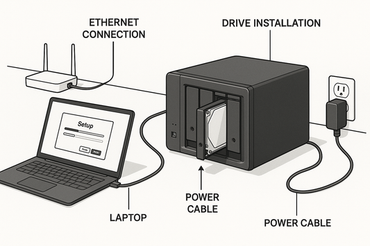Setting up a NAS device - instalation